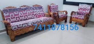 5 seater mango wooden sofa set at rs