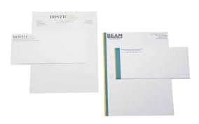letterhead envelope and stationery