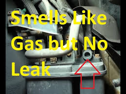car smells like gas but isn t leaking