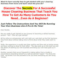 You can start a simple cleaning business on your own for less than $1,000. New Plr How To Start Up A Cleaning Service From Home Plr Ebook Download