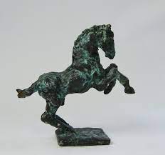 Da Vinci S Horse Rearing Bronze Statue
