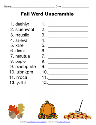 Our tool will unscramble the anagram and output the unscrambled word together with a definition. Fall Word Unscramble Free Printable Superheroes And Teacups Fall Words Unscramble Words Senior Activities