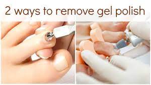 how to remove gel nail polish from toes