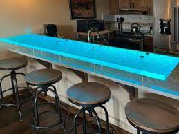 Raised Glass Countertops Bars And