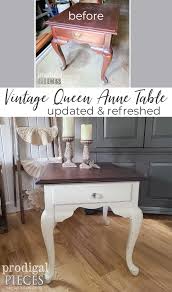 Vintage Queen Anne Table Makeover