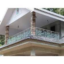 Ss And Glass Balcony Glass Railing In
