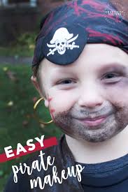 how to do easy pirate makeup for a