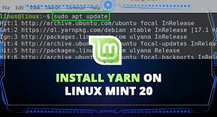 how to install yarn on linux mint 20