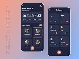 Home Automation App Design gambar png