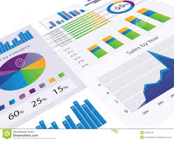 Graphs And Charts Stock Illustration Illustration Of