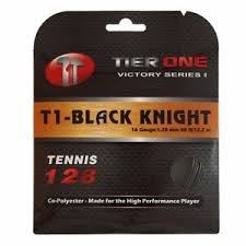 Details About 5 Sets Of Tier 1 Black Knight 17 1 25mm Tennis String 5x40ft Cut From Reel