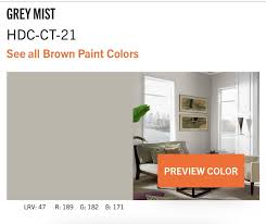 Hdc Ct 21 Grey Mist Behr Paint Colors