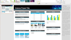 Poster Powerpoint Template Academic Free Download A2