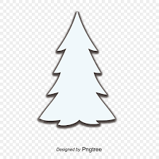 контур елки PNG , дерево клипарт, элемент, Рождественская елка PNG картинки  и пнг рисунок для бесплатной загрузки