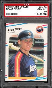 Discover hundreds of ways to save on your favorite products. 1988 Fleer Update Craig Biggio Psa Cardfacts