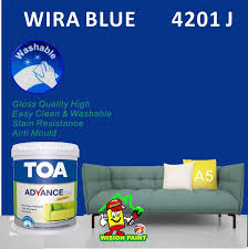 wira blue 4201 j 1l or 5l toa paint