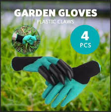 4pcs Garden Glove Gloves With Claws
