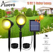 Auoyo Solar Ground Light Lawn Lamps