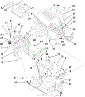 Parts lookup and repair parts diagrams for outdoor equipment like toro mowers, cub cadet tractors, husqvarna chainsaws, echo trimmers, briggs engines, etc. Toro 13bx60rg744 Lx425 Lawn Tractor 2007 Sn 1c307h10418 Parts Diagrams