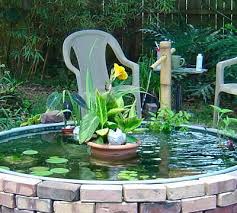 Stock Tank Pond Backyard Water