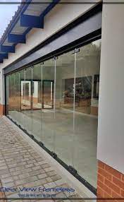 Frameless Stacking Doors Clear View