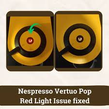 nespresso vertuo pop red light tried