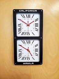 Wall Clock Customize Time Zone Labels