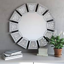 marabell home round accent wall mirror