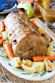 juicy roasted pork loin a family feast