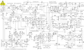 computer power supply schematic and