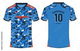 camouflage sports t shirt jersey design