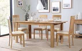 Check spelling or type a new query. Bali Oak Extending Dining Table With 6 Oxford Chairs Ivory Leather Seat Pads Furniture And Choice