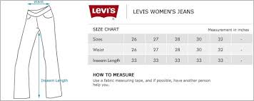 Levis Womens Size Chart Fresh Levi 501 Jeans Size Chart
