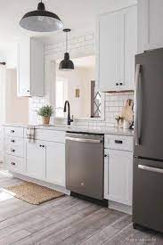 White solid maple shaker kitchen cabinets. Remodelingakitchen White Kitchen Design Home Kitchens White Kitchen Decor