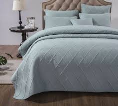 Light Coverlet Bedspread Quilt Set