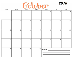 Free Printable Blank Monthly Calendar 2018 Latest Calendar
