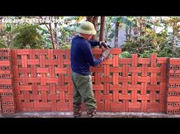 Building A Unique Garden Brick Wall