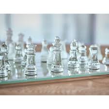Glass Chess Set Board Game Make A Mark