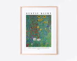 Gustav Klimt Farm Garden With
