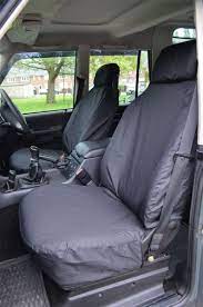 Black Front Mid Row Seat Covers For