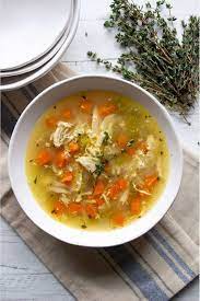 Cozy Thyme Chicken Soup Kelsey Ale gambar png