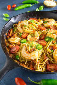 cajun shrimp pasta with red sauce