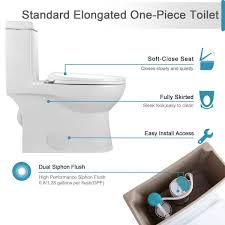 1 28 Gpf Dual Flush Elongated Toilet