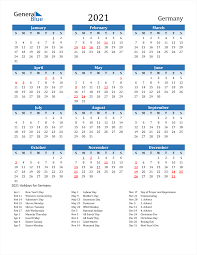 Calendars are blank and printable. 2021 Germany Calendar With Holidays