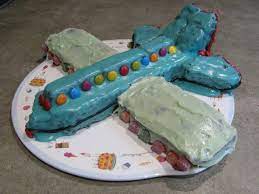 Airplane Birthday Cake gambar png