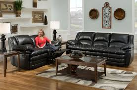 black bentley bonded leather reclining