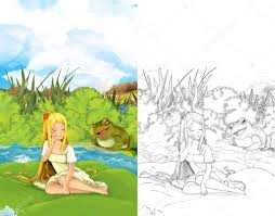 Resultado de imagen para imagenes del sapo y una chica cuento