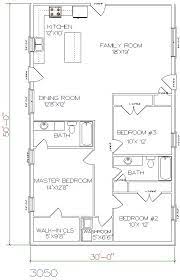 Barndominium Floor Plan 3 Bedroom 2