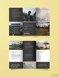 travel agency brochure template in ms