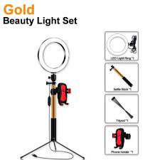 Fill Light Phone Holder For Video Shooting Portraiture Light Dimmable Led Lighting Kit With 193cm Light Stand Makeup Youtube Video 10 Inches Led Ring Light Shoe Mount Flashes